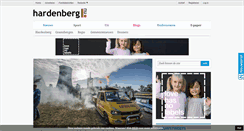 Desktop Screenshot of hardenberg.nu